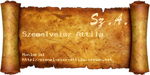 Szemelveisz Attila névjegykártya